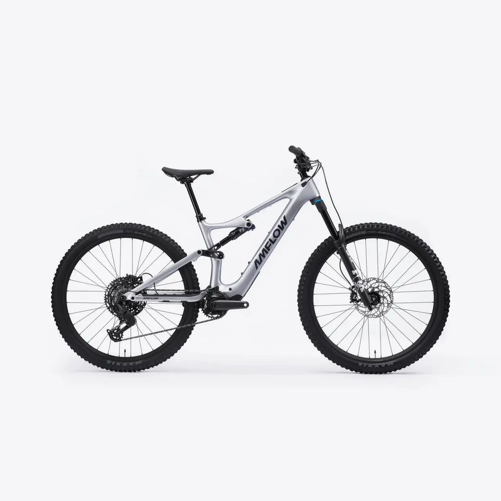 Mountain bike on a white background